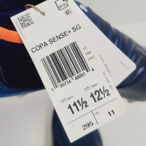 NEW Adidas Copa Sense+ SG Soccer Cleats GW4935 Size 11.5 Blue